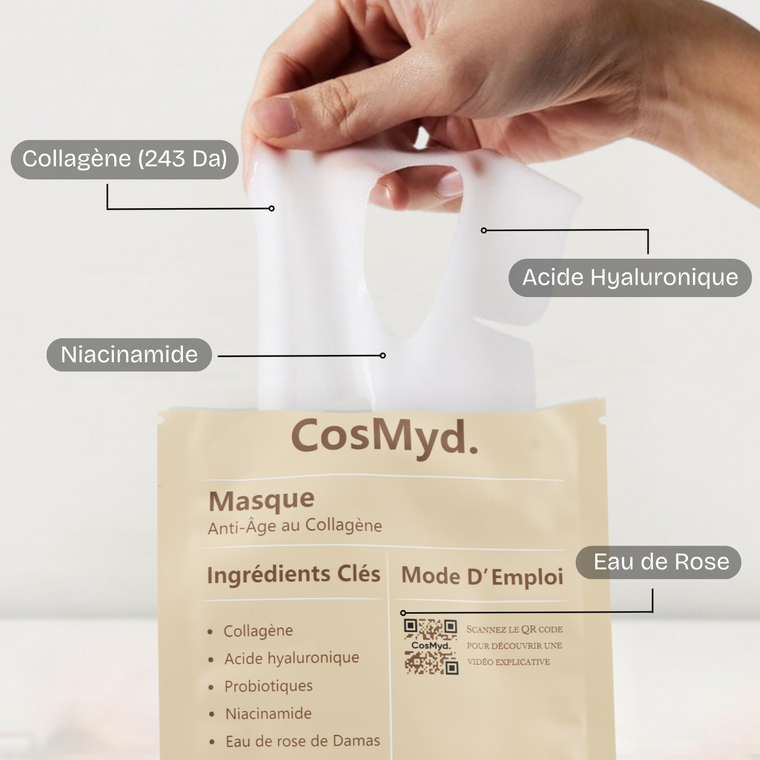 MASQUE AU BIO-COLLAGÈNE