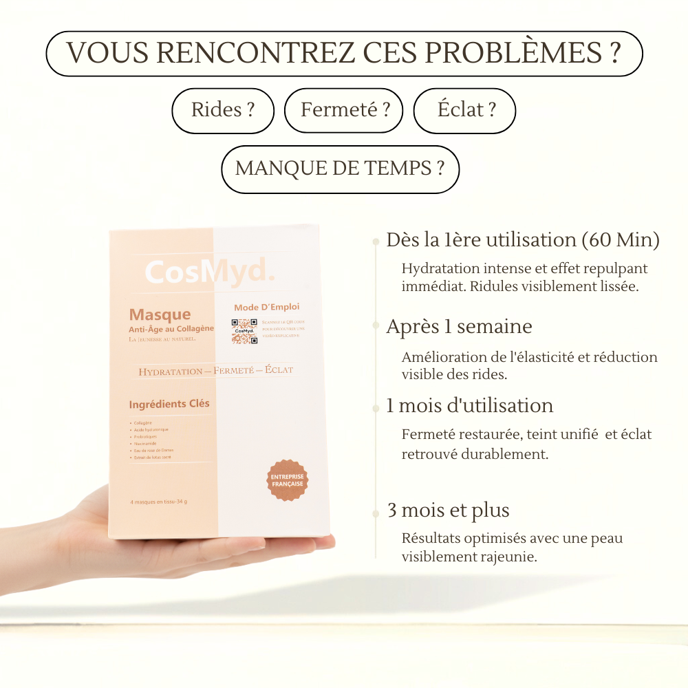 MASQUE ANTI-ÂGE AU COLLAGÈNE 60 MINUTES