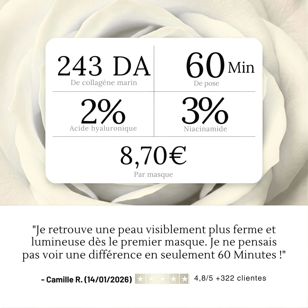 MASQUE ANTI-ÂGE AU COLLAGÈNE 60 MINUTES
