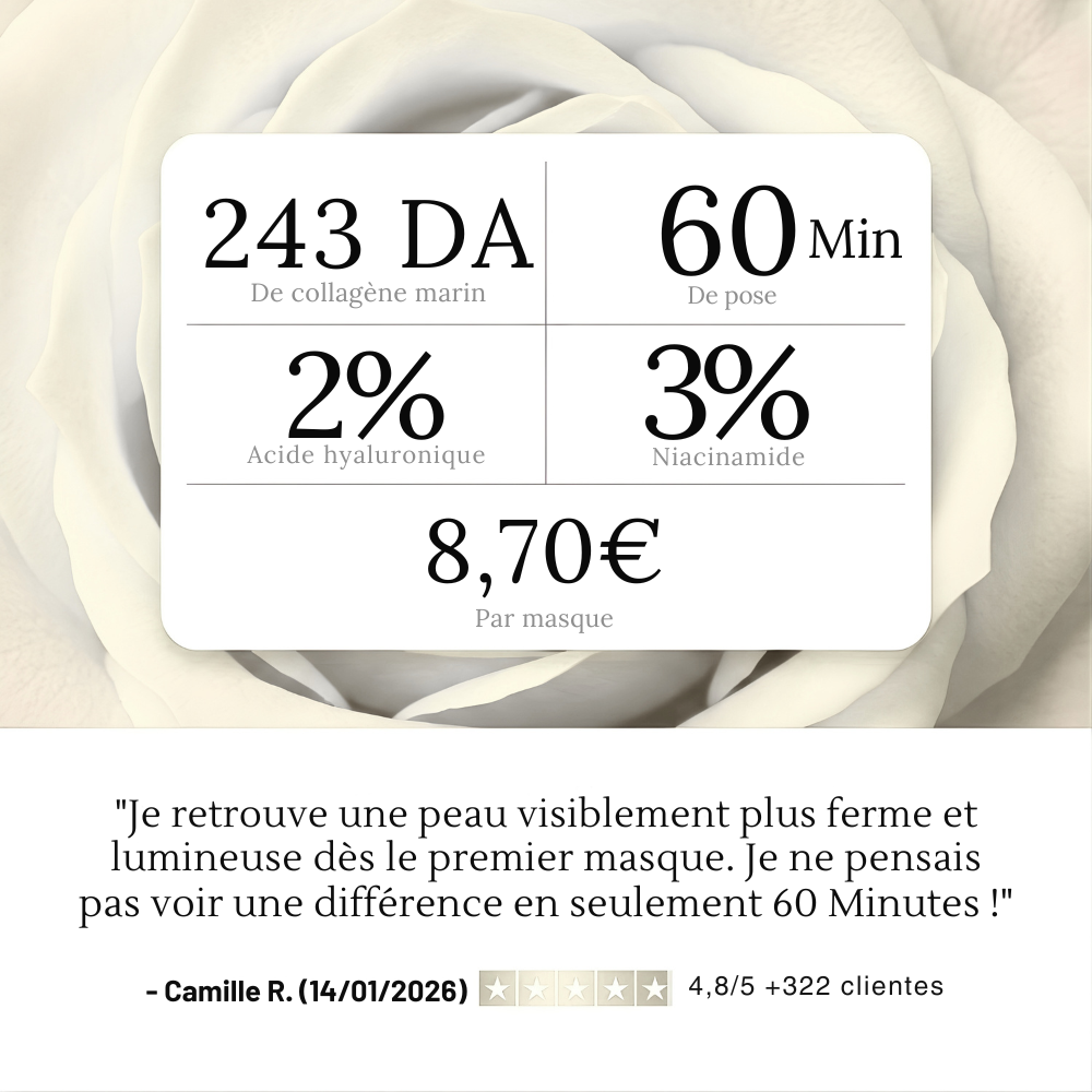 MASQUE ANTI-ÂGE AU COLLAGÈNE 60 MINUTES