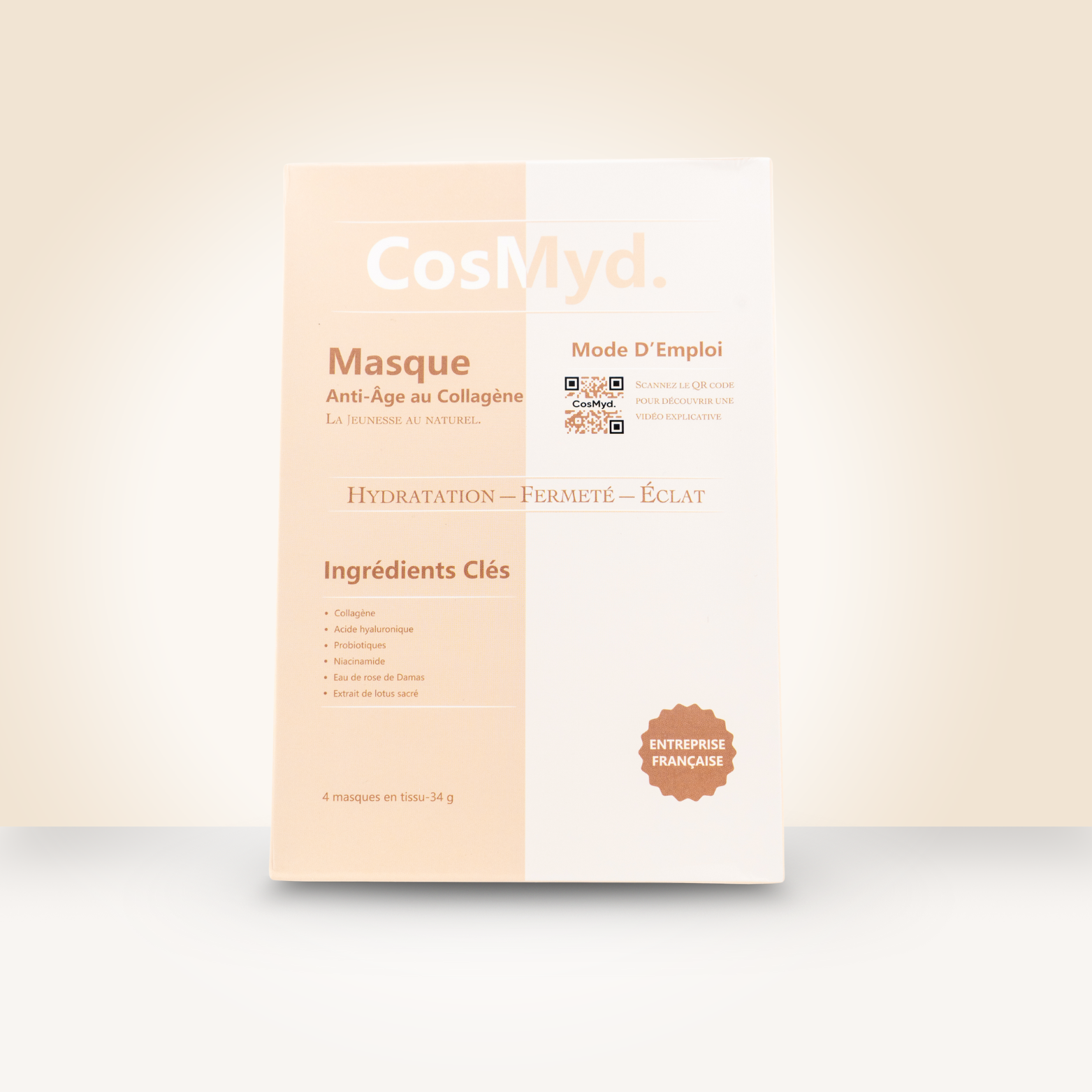 CosMyd - Masque Au Collagène (4 Masques)