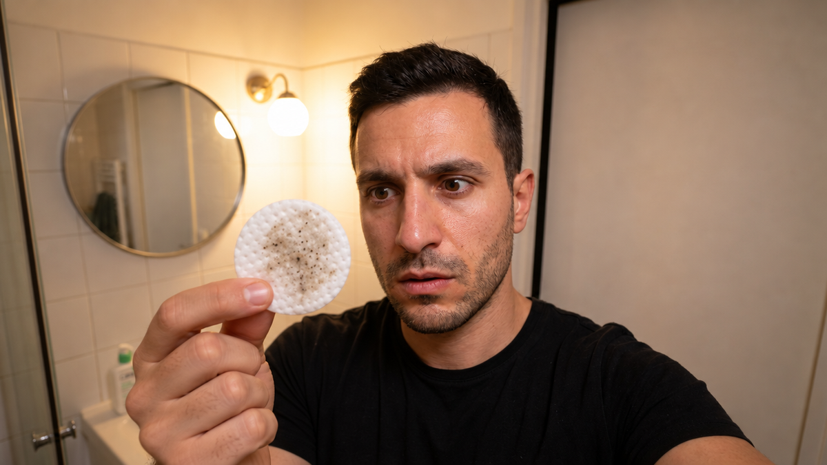 Ce qui reste sur le pad après 30 secondes