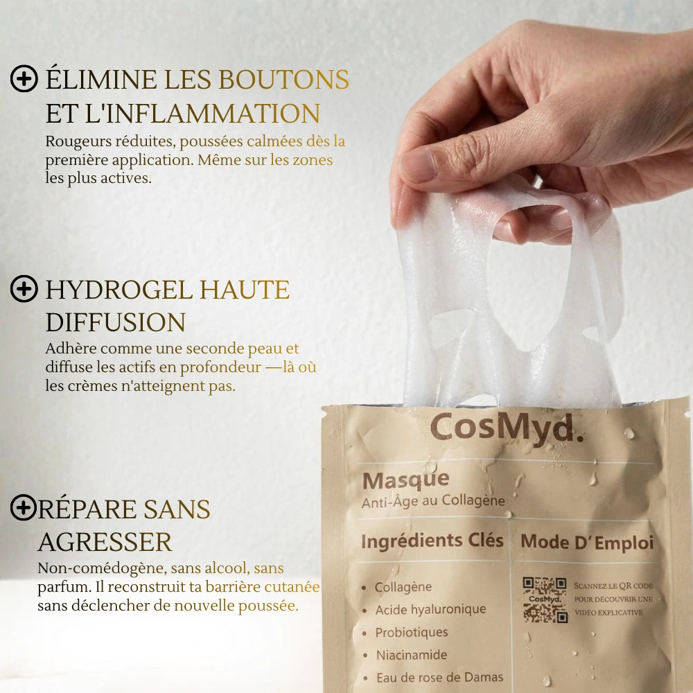 MASQUE AU COLLAGÈNE — PEAUX À TENDANCE ACNÉIQUE