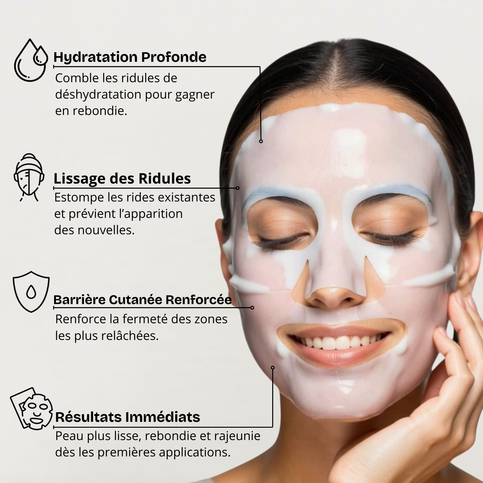 MASQUE AU BIO-COLLAGÈNE