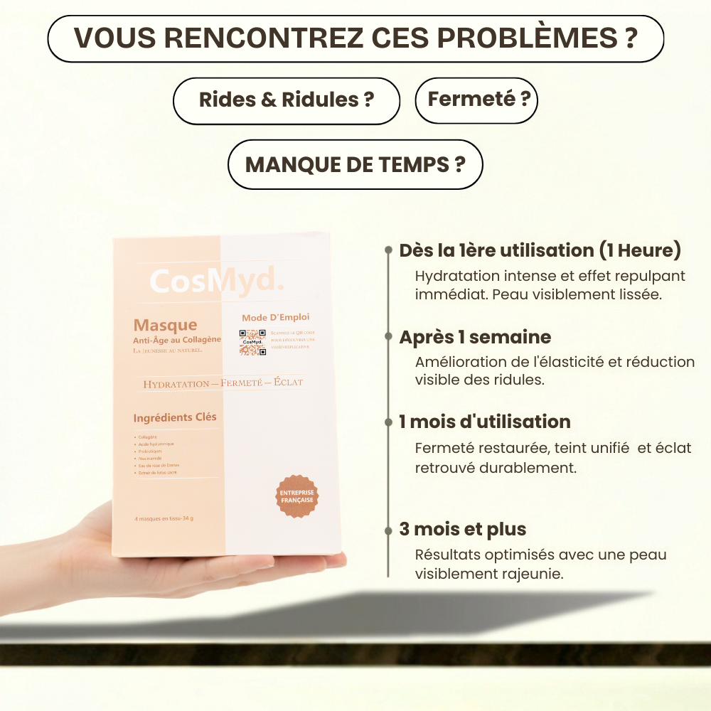 MASQUE ANTI-ÂGE AU COLLAGÈNE 60 MINUTES