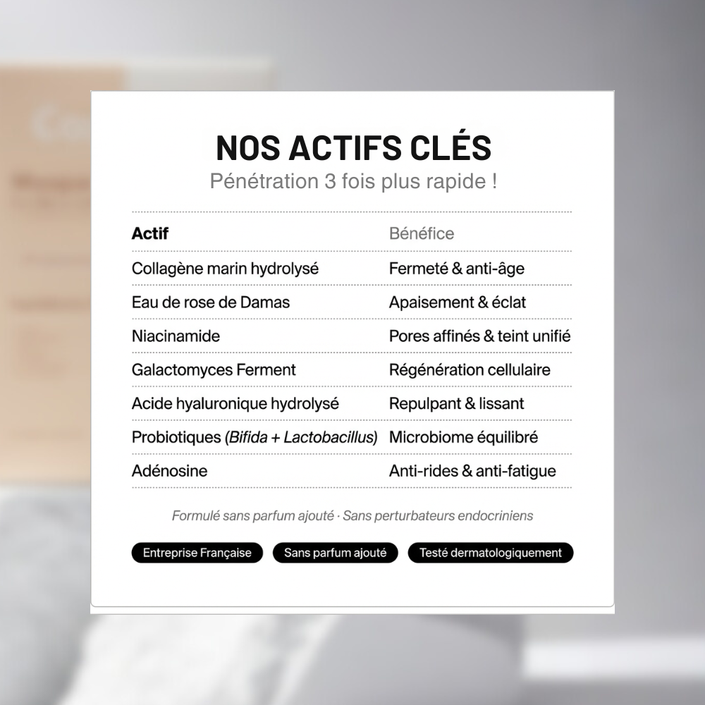 MASQUE ANTI-ÂGE AU COLLAGÈNE 60 MINUTES